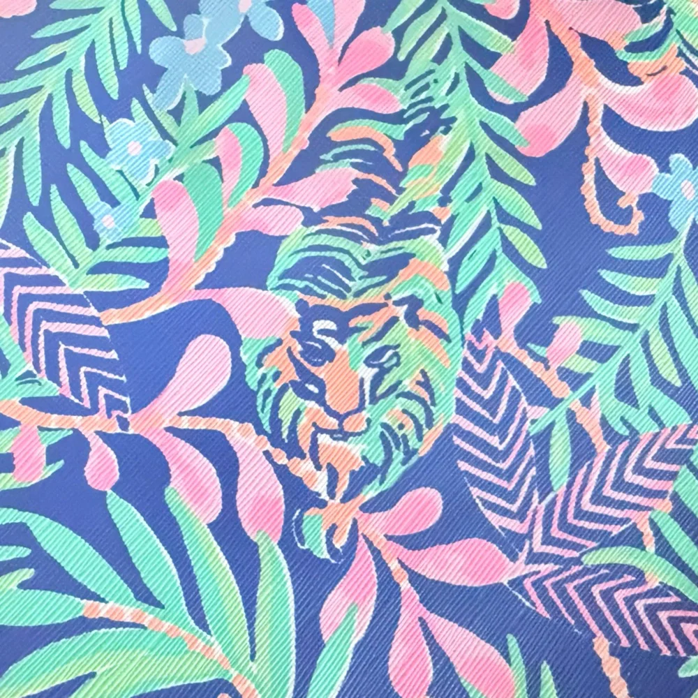 Lilly Pulitzer Tech Pouch How You Like Me Prowl NEW Tiger Tropical